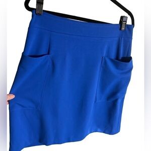 Electric royal blue size xl pencil skirt with pockets by Crescent Drive. Sketchy